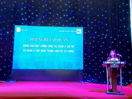 Hội nghị tập huấn nâng cao chất lượng công tác quản lý chi phí và quản lý hợp đồng trong lĩnh vực xây dựng tại khu vực miền Trung và Tây Nguyên