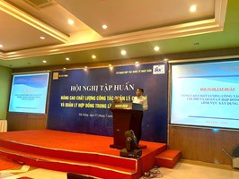 Hội nghị tập huấn nâng cao chất lượng công tác quản lý chi phí và quản lý hợp đồng trong lĩnh vực xây dựng