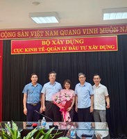 Trao quyết định bổ nhiệm Kế toán trưởng Cục Kinh tế – Quản lý đầu tư xây dựng