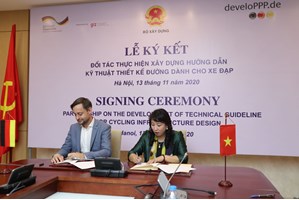 Bộ Xây dựng: Xây dựng Hướng dẫn Kỹ thuật thiết kế đường dành cho xe đạp