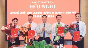 Hội nghị công bố Quyết định chỉ định bổ sung Ủy viên Ban Chấp hành Đảng bộ Bộ Xây dựng nhiệm kỳ 2025 - 2030